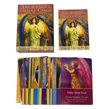 Archangel Oracle Cards Complete 45-Card Deck w/ Guidebook Doreen Virtue 2004