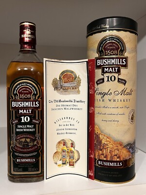 Bushmills 10Jahre Years 0,7 Ltr 40%vol Single Malt Irish Whiskey