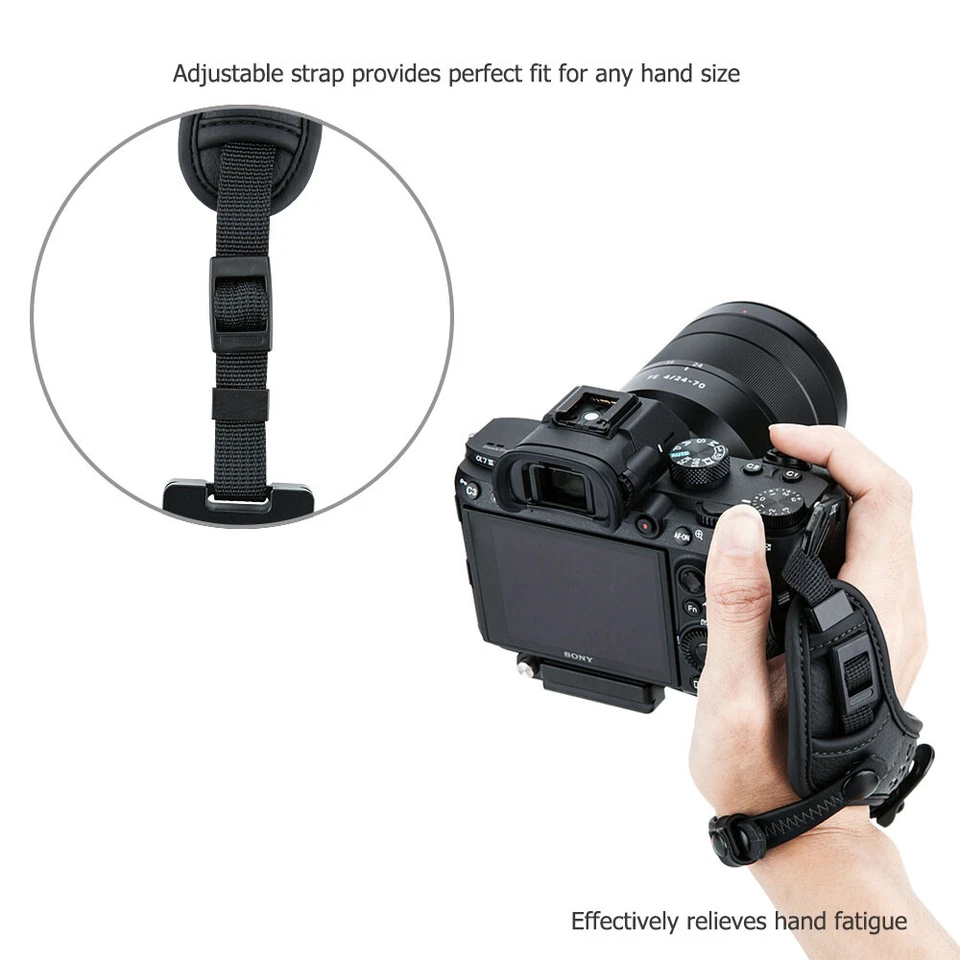 Hand Grip Strap for Fujifilm X-H2S X-PRO3 X-T30 II X-T20 X-T3 X-T4 X100F X-S20 - Image 4 of 4