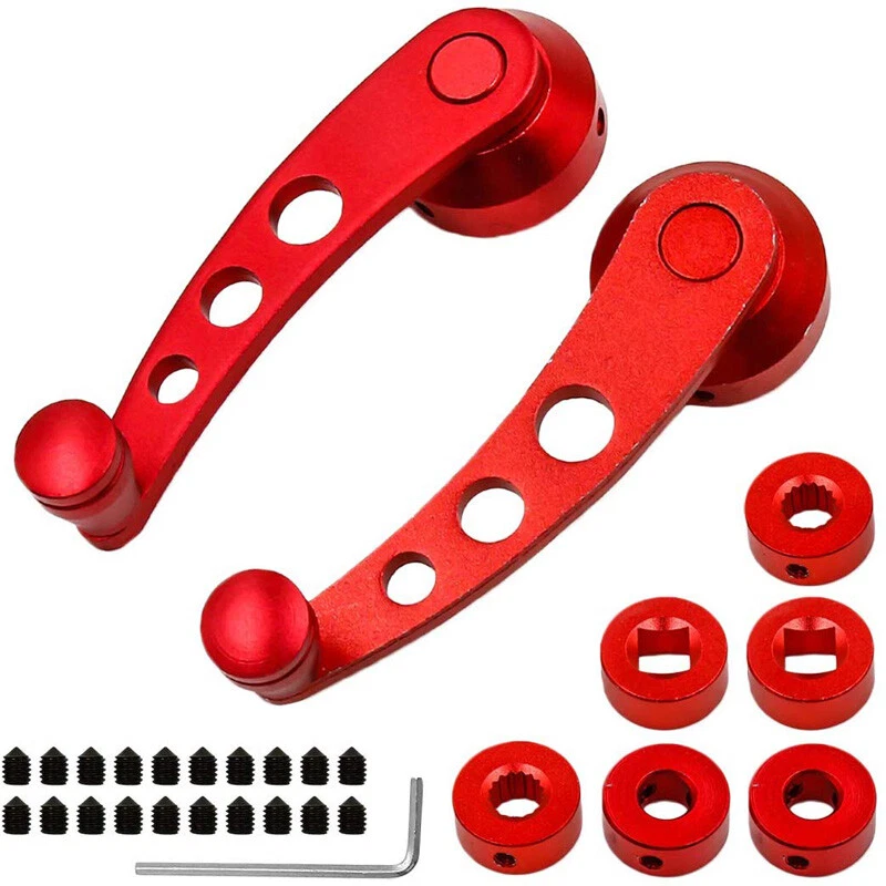 Para Honda Civic 1984-2000 Par Coche Manual Enrollador Manivela Puerta Manija Perilla D Foto 3 de 4