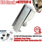 For Chevy GMC truck In bed Fuel Filler C10 67-72 Gas Door Cap Relocation Kit US