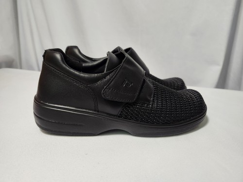 Propet Womens Shoes Olivia WPRX25 Black, New With Box Size 8 M, Hook & Loop - Picture 5 of 11