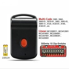 3-Pc Multi-Code 3089 MultiCode 308911 Linear MCS308911 Garage Gate Remote 300mhz