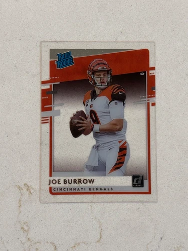 2020 Panini Chronicles - Clearly Donruss Rated Rookie Joe Burrow #RR-JB (RC)
