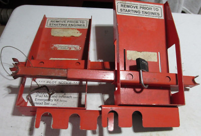 AIRCRAFT LOCKS ENGINE PROPELLER ??? 1 PAIR AS PICTURED NO PART NUMBER CESSNA ??