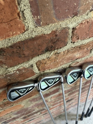 Callaway Edge Iron Set 6-9, PW, SW Right Handed S Flex Shafts - Picture 4 of 15