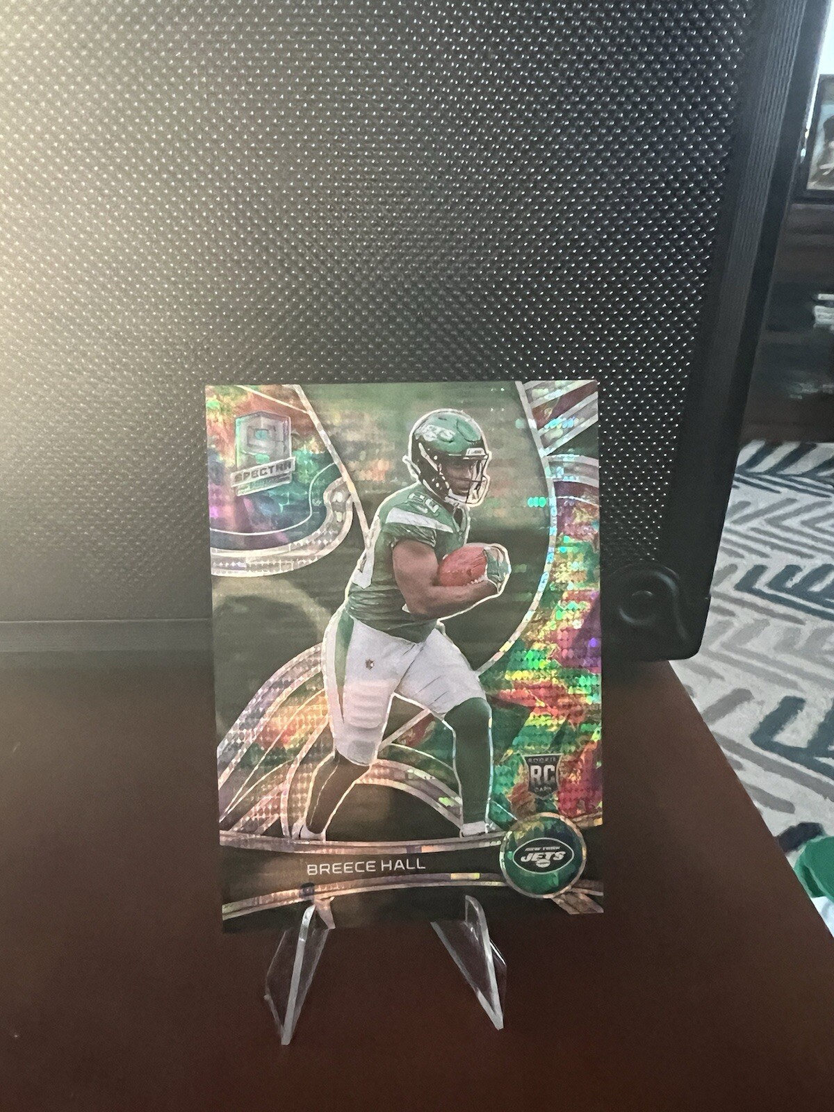 2022 Panini Spectra - Rookies #141 Breece Hall (RC) #/99. Go Breece Lightning !!