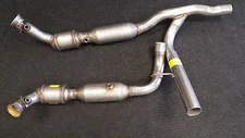 2004-2005 FORD F150 5.4L ENG 4WD FRONT EXHAUST Y PIPE CATALYTIC CONVERTERS