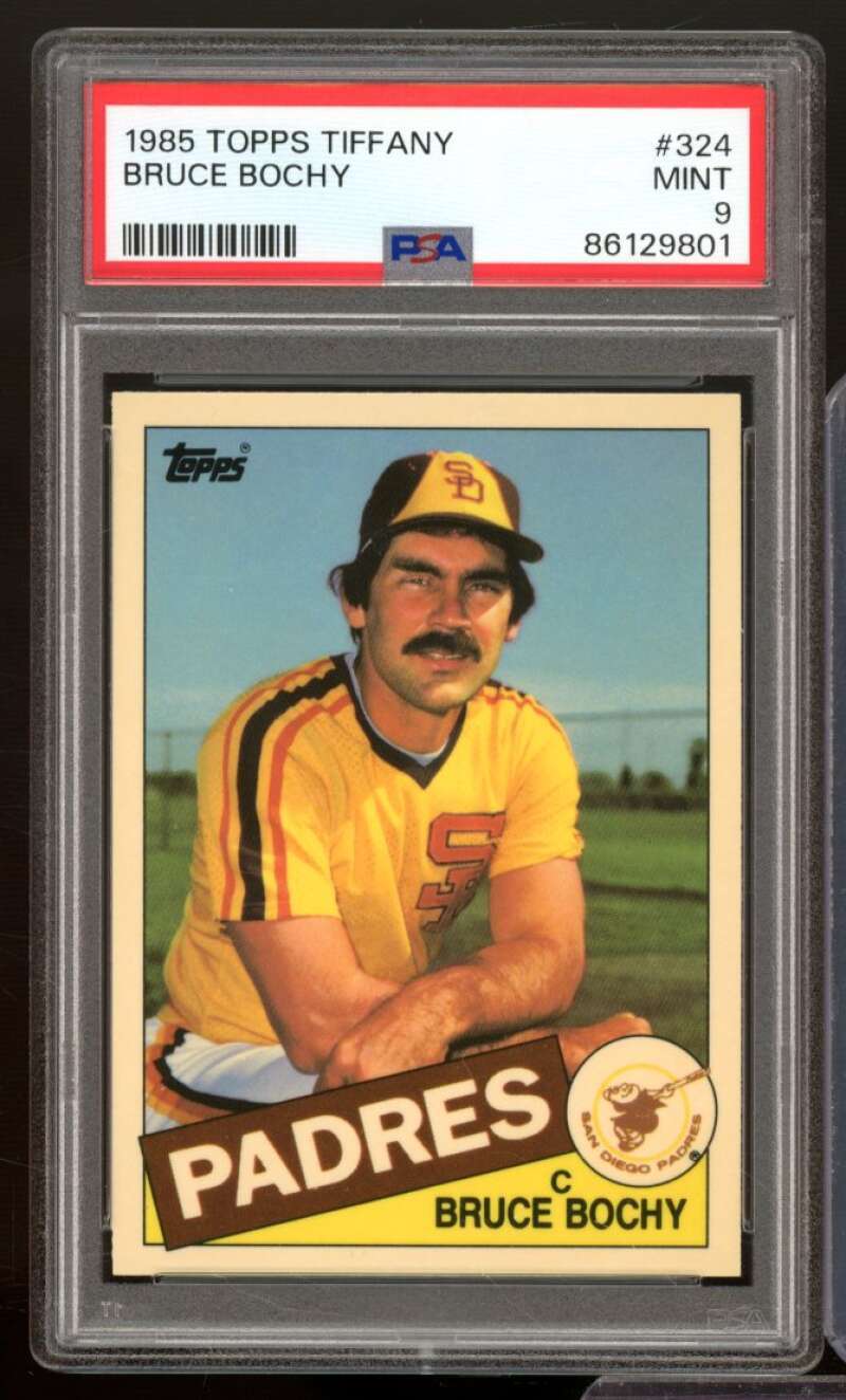 Bruce Bochy Card 1985 Topps Tiffany #324 PSA 9