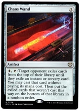 Chaos Wand 0254 Non Foil Rare Outlaws of Thunder Junction MTG NM