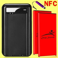New 2x 6820mAh NFC Battery Charger Stylus for Samsung Galaxy S5 SM-G900P Sprint