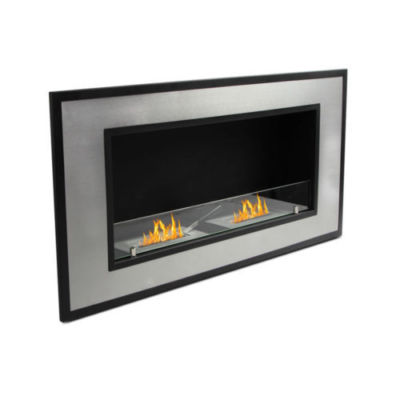 47 Wall Mount Fireplace Ventless Ethanol Burner Insert Stainless
