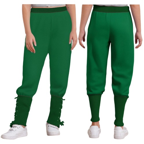 Boys Ankle Banded Pants Medieval Viking Navigator Pirate Trousers Renaissance - Picture 25 of 44