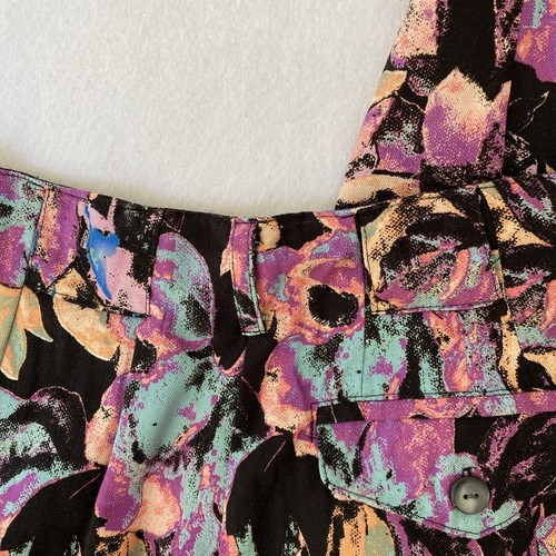 Jacob Collier Mink Pink Women's Extra Small Floral Set Zip Jacket & Shorts 0344 - 第 10/10 張圖片