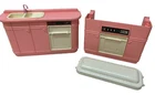 Vintage 1990 Barbie Kitchen Playset 7472 REPLACEMENT PIECES w/ HTF Sides - READ