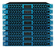 CVR Audio D-3002 Professional 2-Channel Class D One Space Power Amplifier Blue