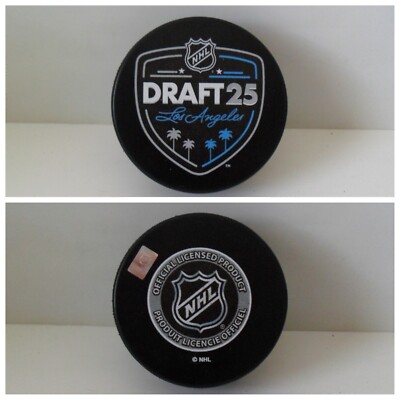 2025 NHL Draft Puck BRAND NEW! Los Angeles - Matthew Schaefer 1st Overall Pick