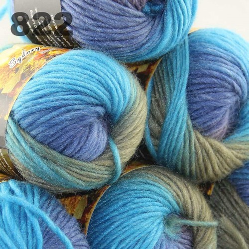 NUEVO Lote de 6 bolas x50g Chunky Hand Coarse Knitting Rainbows Lana Hilo Rápido 22 - Imagen 2 de 4
