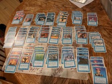 MTG 4th Edition Blue Commons 22x4 each 88 total cards
