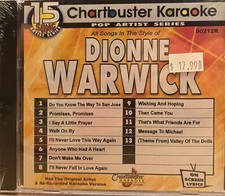 90212R DIONNE WARWICK   CHARTBUSTER KARAOKE LOT SH