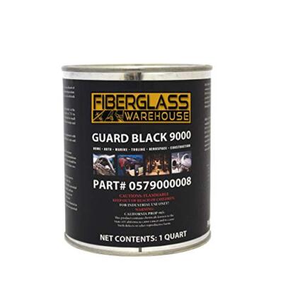 Black Polyester Gel Coat w/Catalyst- No Wax- 4 Gallons- Superior ISO ...