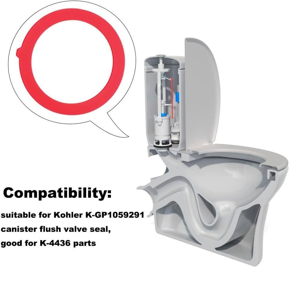 10Pcs Silicone Gasket Replacement Parts for Kohler/Toilet/K4436 part