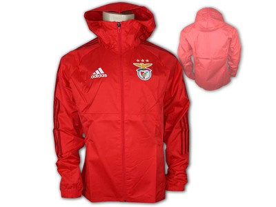 adidas Benfica Lissabon Allwetter Jacke rot SLB Storm Jacket Benfica Adidas Presentation suit Jacket Jacke Jacket Rot