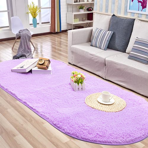 2.6x5.4FT Super Soft Oval Carpet Indoor Mat Modern Rug Area Carpet Home Decor US - Picture 6 of 16
