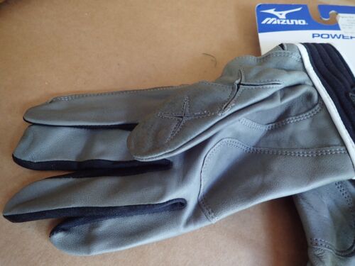 Mizuno Vintage Power X Batting Gloves Adult XX-Large 2XL Gray/Black/White RARE - Picture 6 of 8