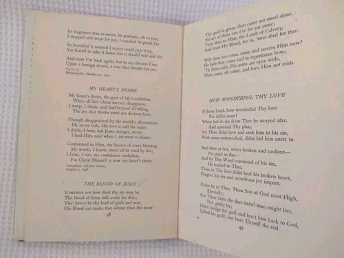 Poems of a Lifetime Vtg Christian Book By Oswald J. Smith 1962 Torn Dust Jacket - Picture 9 of 19