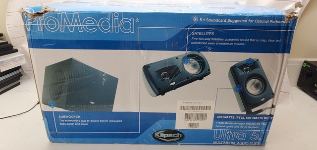 klipsch promedia 5.1 subwoofer