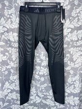 adidas Techfit Control Men's Size L Black Training Tights 120 NWT