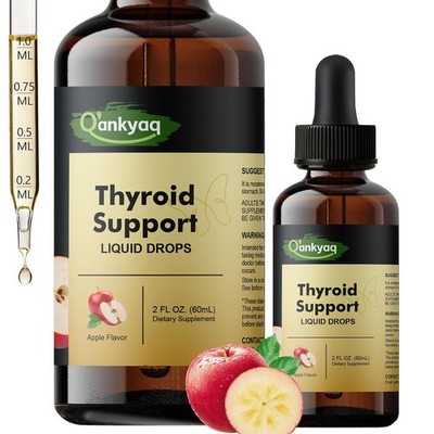 Thyroid Supplement Liquid Drops Support for Women with Selenium 69 chars