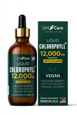 Organic Chlorophyll Liquid with Collagen | 12000 mg | | Non-GMO | 4 Fl OZ | USA