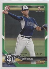 2018 Bowman Draft Green 50/99 Sean Guilbe #BD-144 s3g