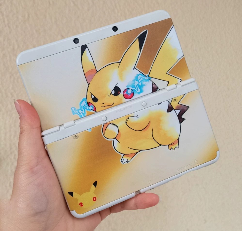 Pokémon Pikachu Replacement Shell for Nintendo New 3DS Custom