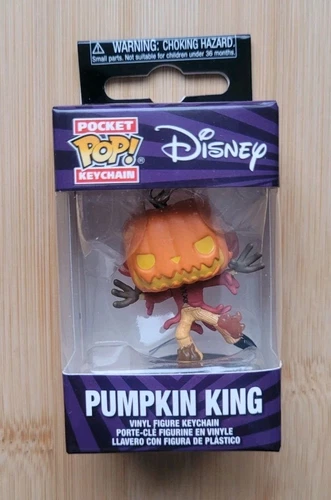 Funko Pocket POP Keychain Disney Nightmare Before Christmas Pumpkin King New