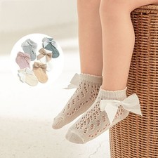 5 Pairs Baby Infant Toddler Girls Summer Thin Breathable Ankle Low Cut Socks