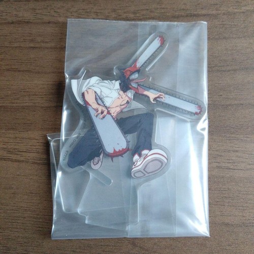 Ichiban Kuji Kettensäge Mann Reze Edition Acryl Brett Ständer Gummi Charm Set Neu - Bild 3 von 6