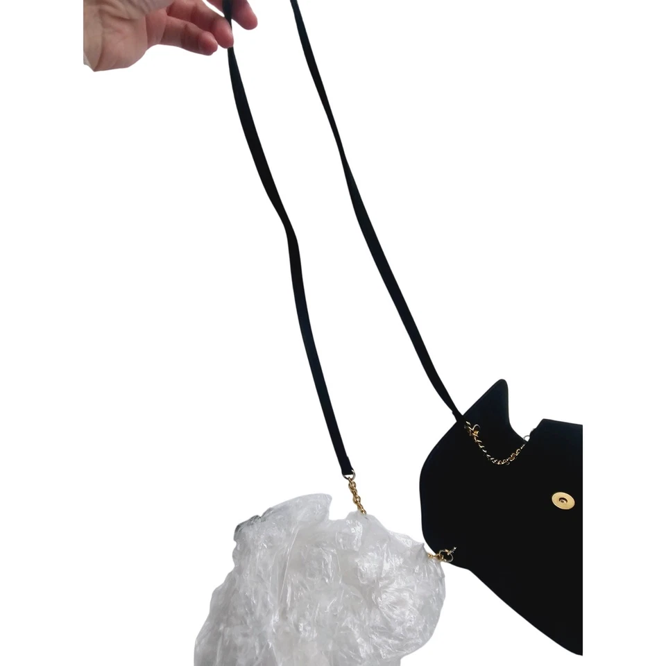 Elegante cartera de noche negra Liz Claiborne Foto 3 de 4