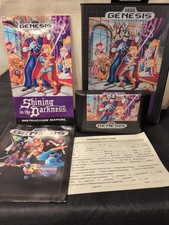 Shining in the Darkness (Sega Genesis, 1991) Complete Manual Reply Card Poster