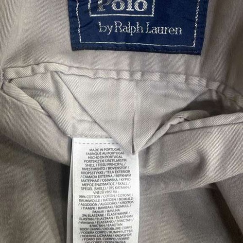 Polo Ralph Lauren Double-Breasted Blazer In Cotton Men Grey Size 44 - Afbeelding 6 van 6