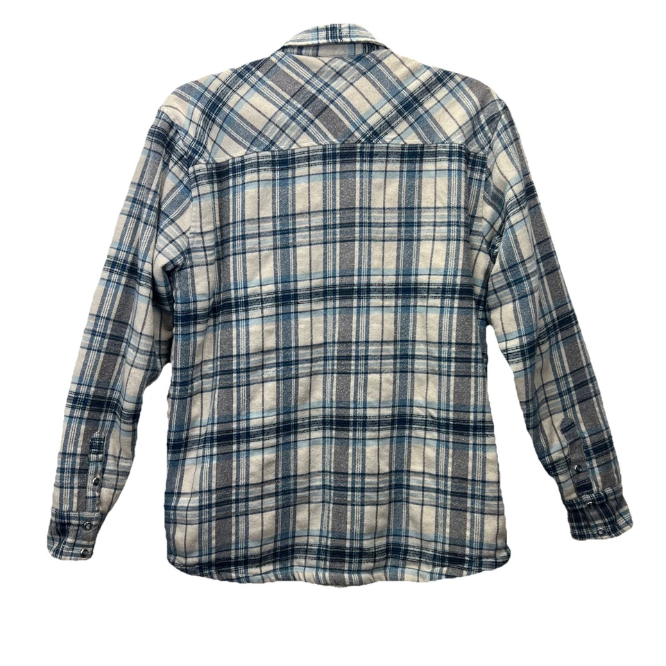 Chaqueta Camisa Elixir Franela Cuadros Forrada Sherpa Para Hombre Talla XL Manga Larga Foto 4 de 4