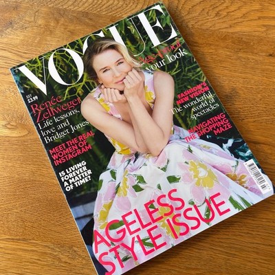 VOGUE UK Magazine July 2016 -Renee Zellweger Cover: Ageless Style Issue