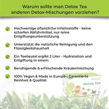 Biostile Detox Tea – Miscela Di Erbe Con 11 Ingredienti Di Alta Qualità Per La Disintossicazione Del Corpo - 6