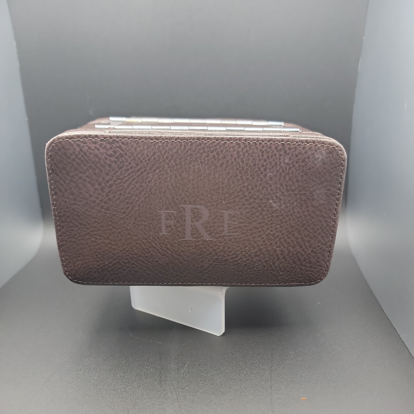 Vintage Mini Portable Travel Bartender Kit Cocktail Bar Set W/ 2-Sided Snap Case