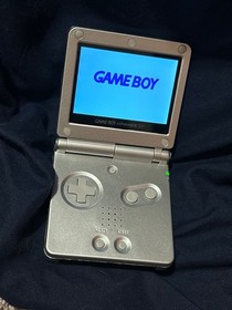 Nintendo Game Boy Advance SP Silver NEW SHELL + NEW SCREEN