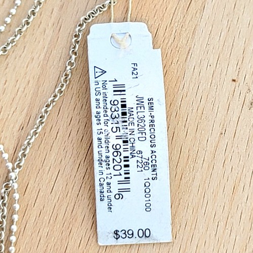 Glücksmarke 17 Zoll Halskette mit 3D Charms und Kunstperlen Akzenten - Bild 19 von 22