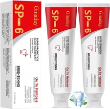 2Pcs SP-6 Probiotic Whitening Toothpaste, 6 Probiotics Formula for Teeth... 