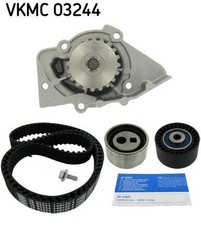Image of Cooling Water Pump & Timing Belt Kit SKF VKMC 03244 Fits Citroen Fiat Peugeot